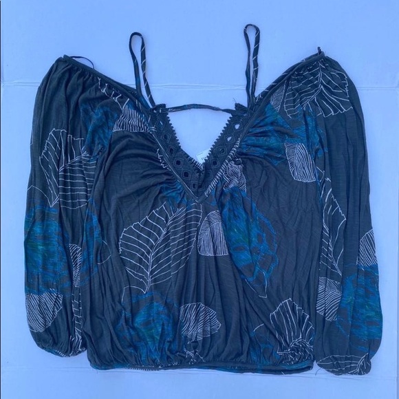 Free People 'Adelia' Print Boho Blouse Size S - Picture 4 of 4